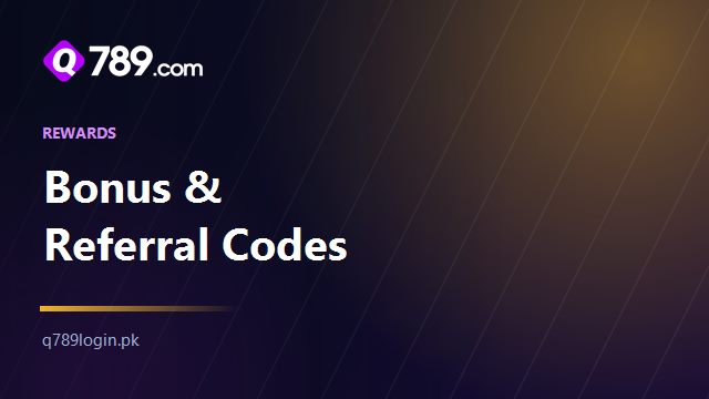 Q789 bonus and referral banner